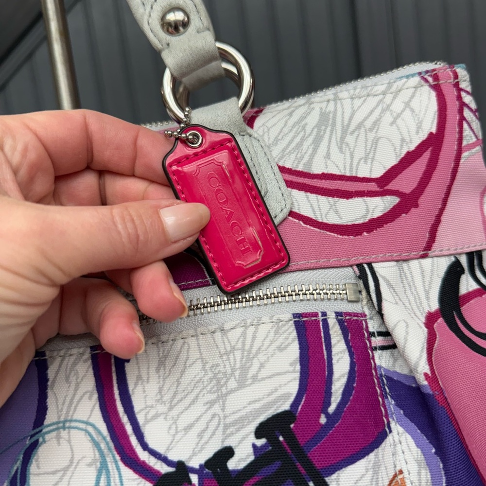 Coach Multicolor Poppy Tote Bag - Picture 13 of 14